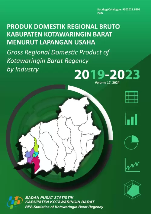 Produk Domestik Regional Bruto Menurut Lapangan Usaha Kabupaten Kotawaringin Barat 2019-2023